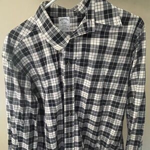 Black & White Brooks Brothers Flannel